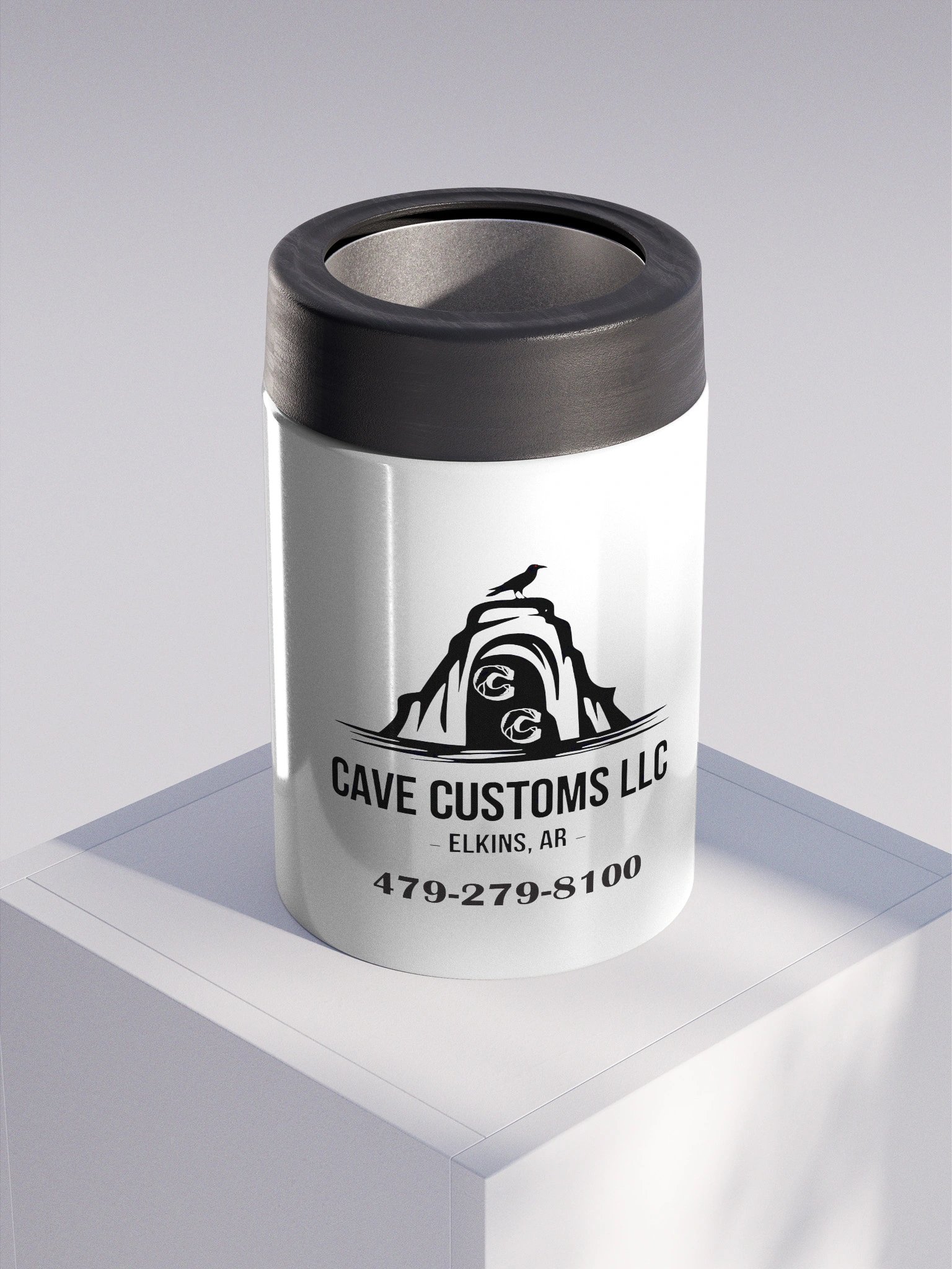 Cave Customs Stainless Steel Koozie product image (3)