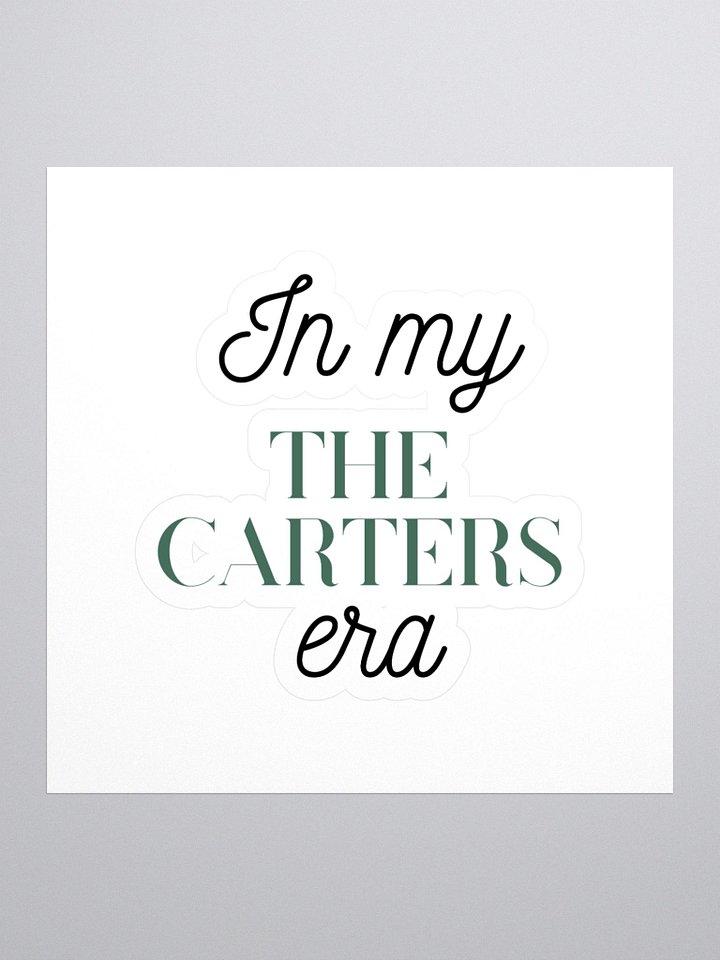 THE CARTERS Era Stickers product image (1)