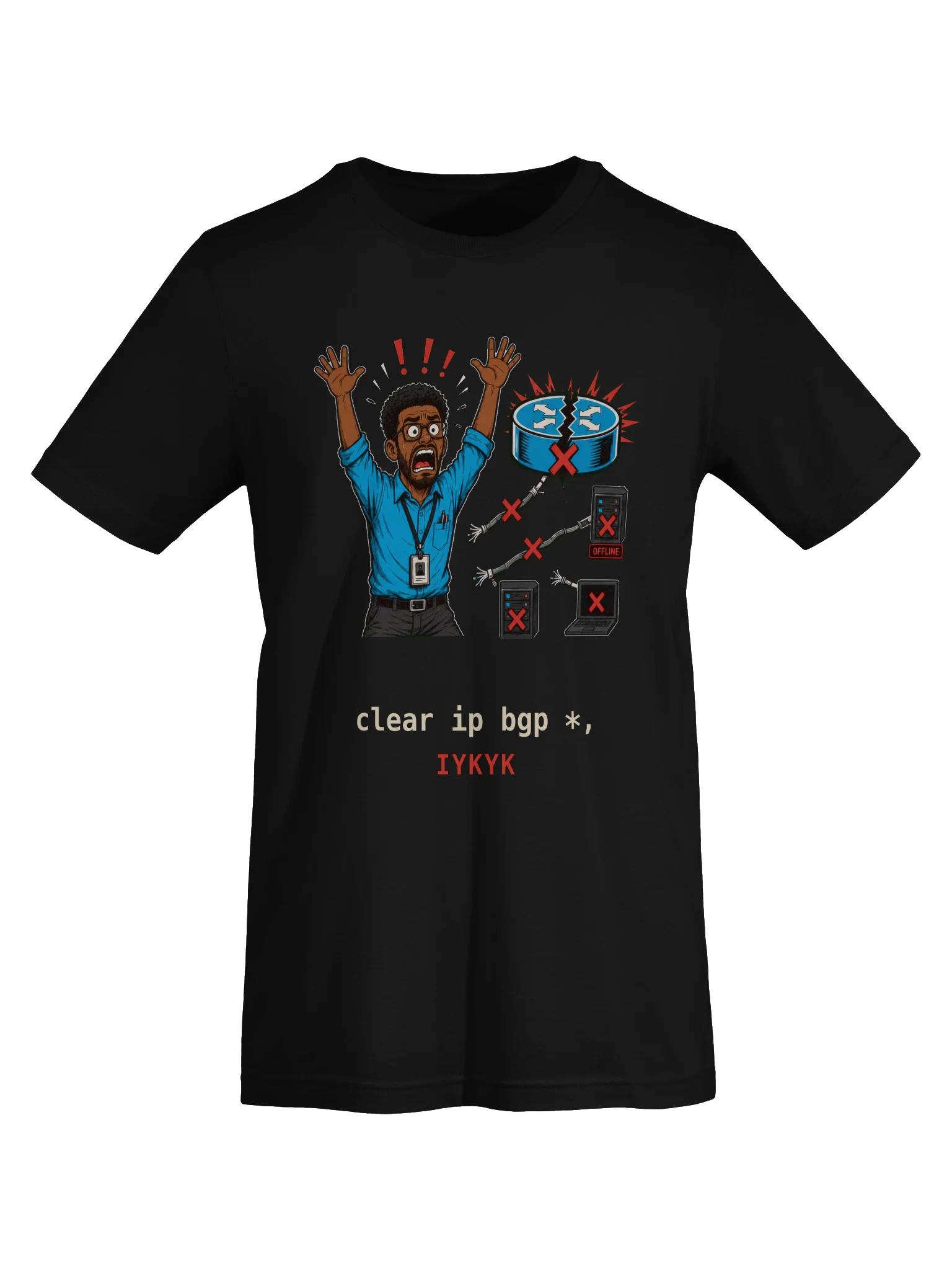 clear ip bgp * — IYKYK Tee (version 1) product image (5)
