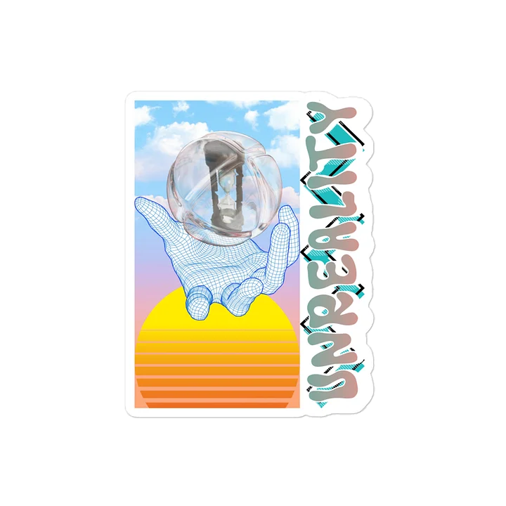 Surreal Unreality Kiss Cut Sticker product image (2)