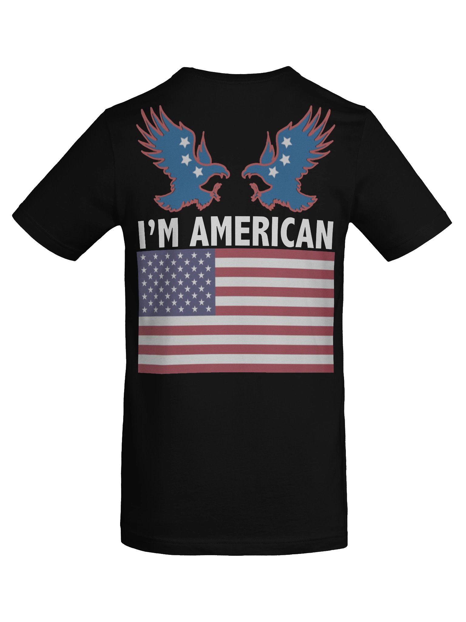 "I'm not fat, I'm American" Unisex T-Shirt product image (8)
