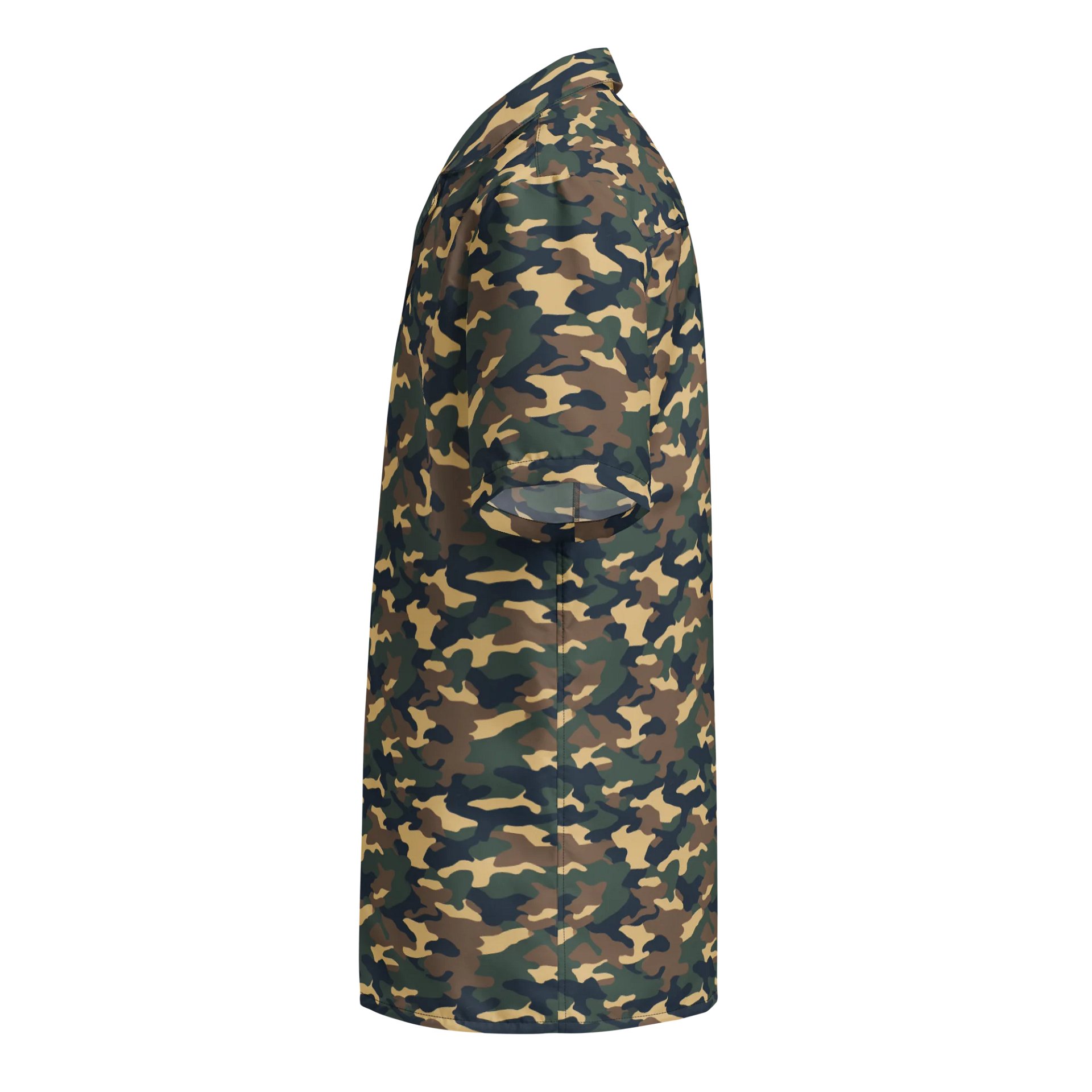 Camo Print Men’s Button-Up Shirt product image (3)
