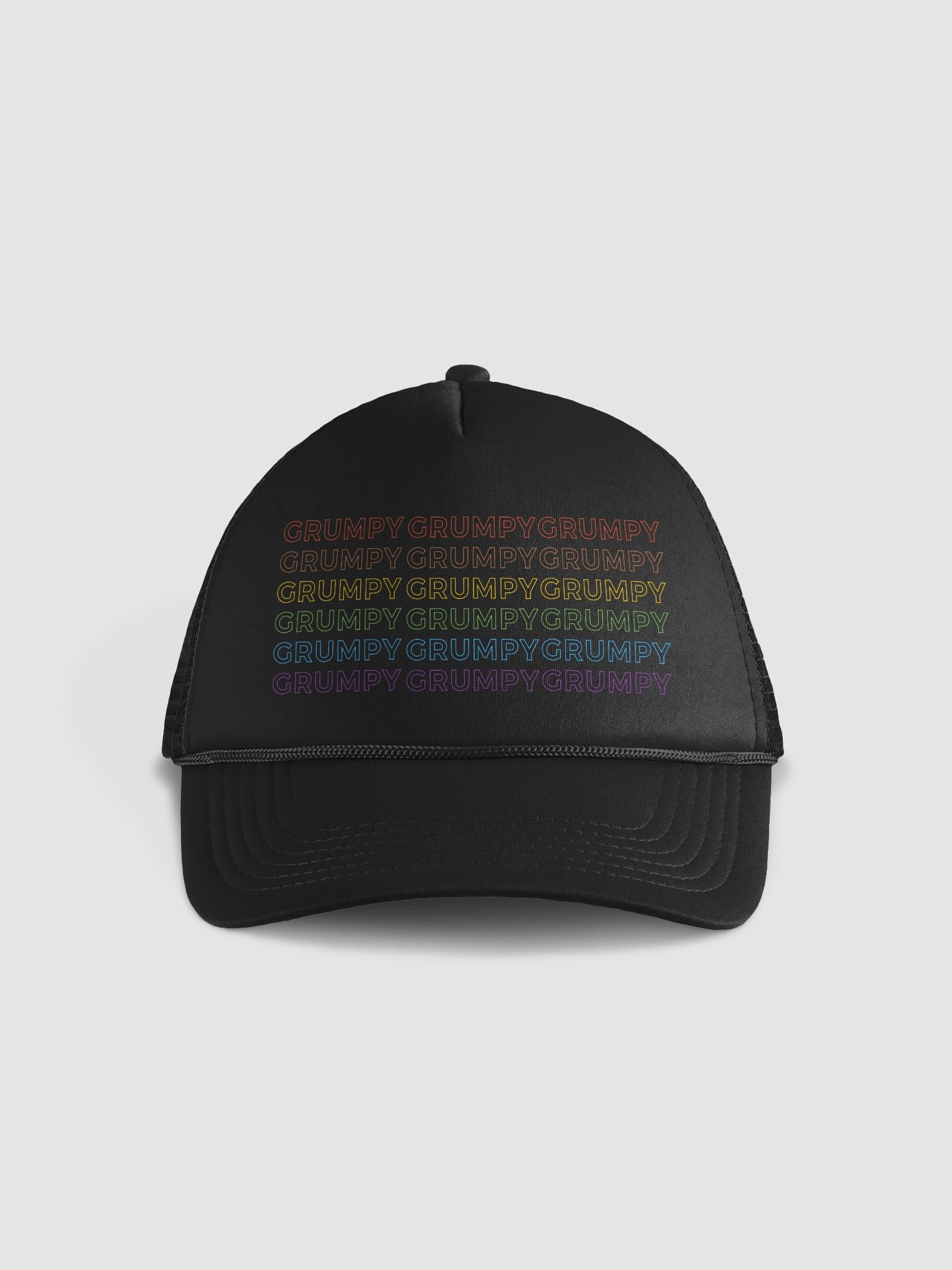 Grumpy Rainbow hat product image (1)