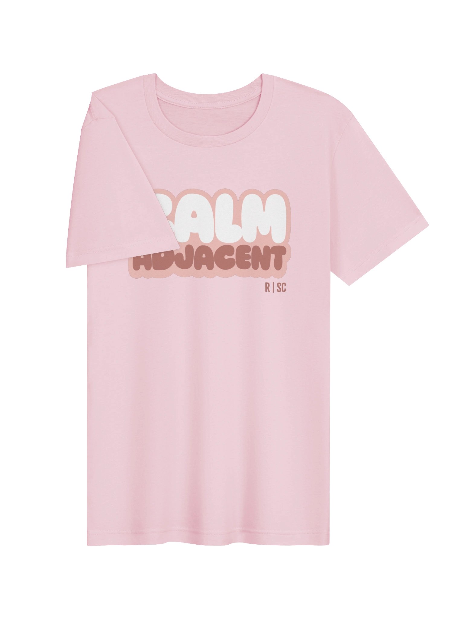 Calm Adjacent T-shirt (Pink) product image (73)