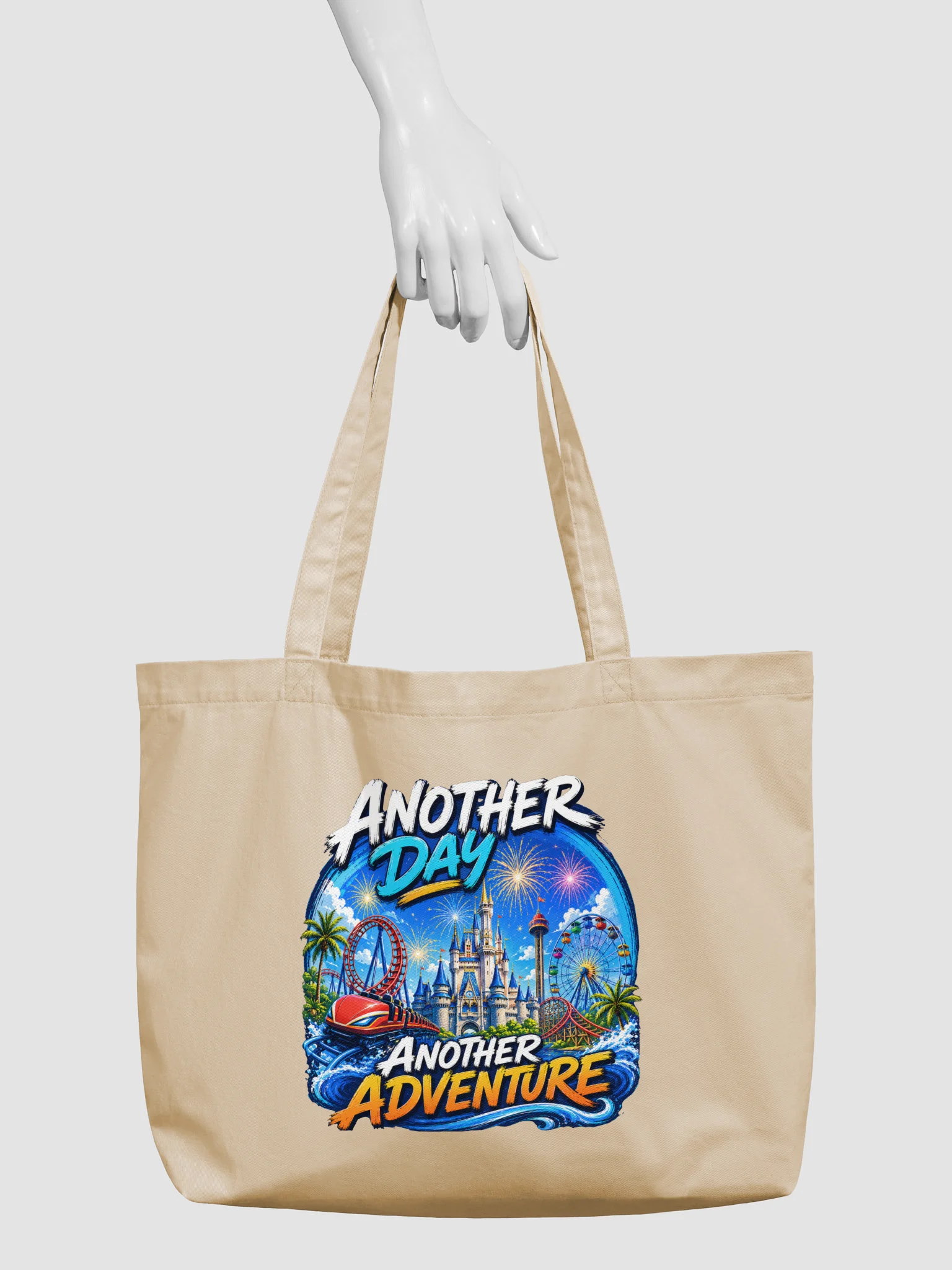 Another Day, Another Adventure Theme Park Tote Bag product image (3)