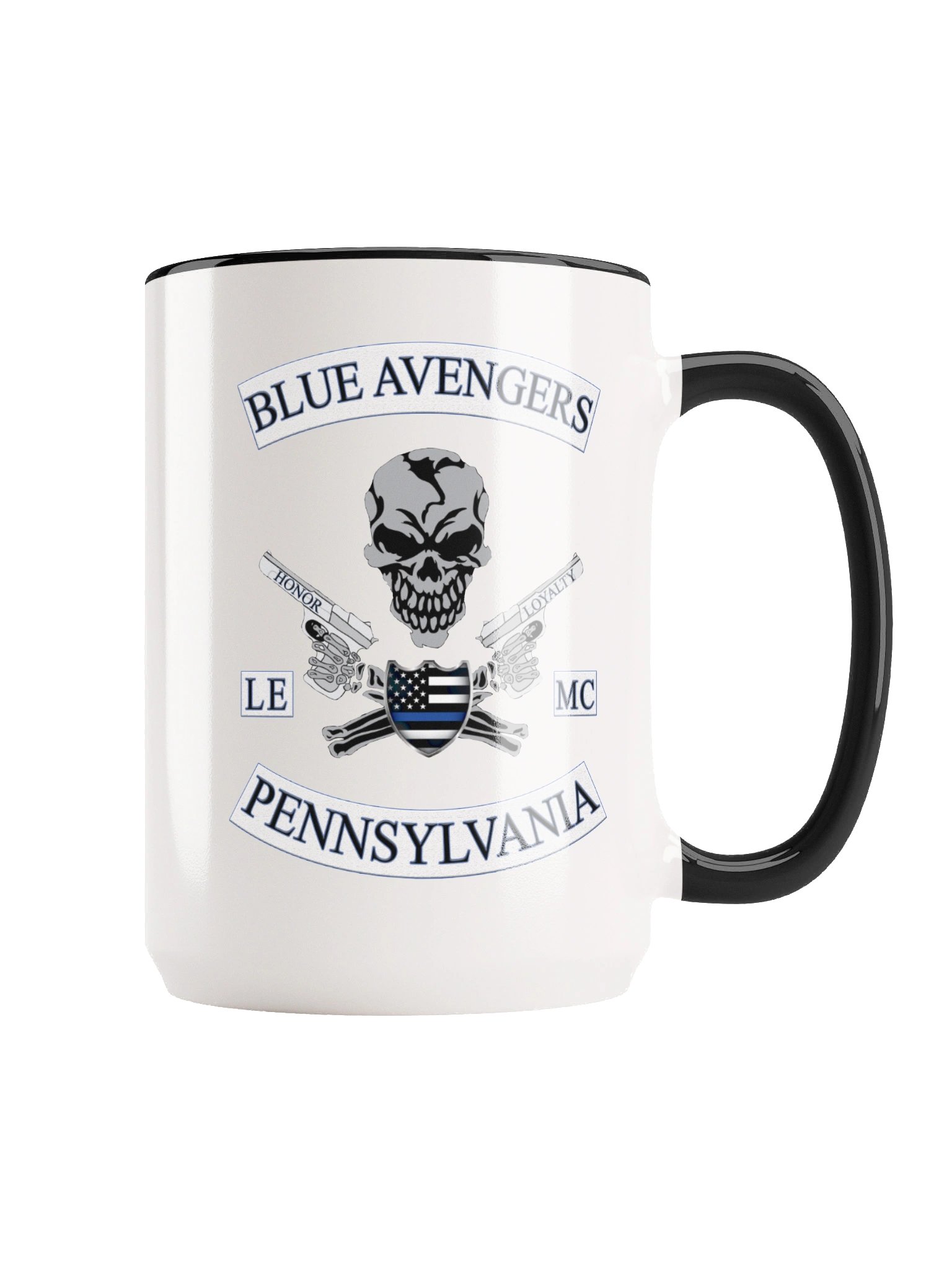 Blue Avengers MC Ceramic 15 oz. Mug product image (6)