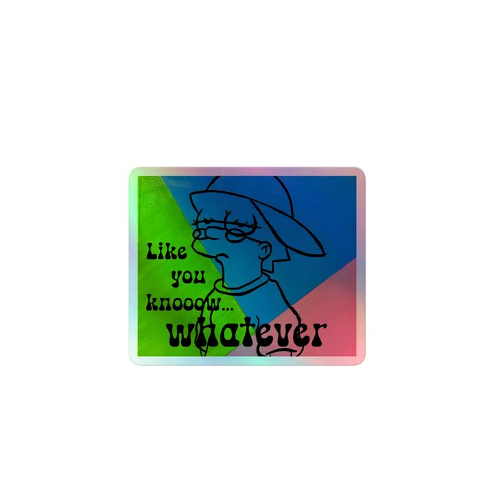 90's Lisa Holographic Stickers product image (1)