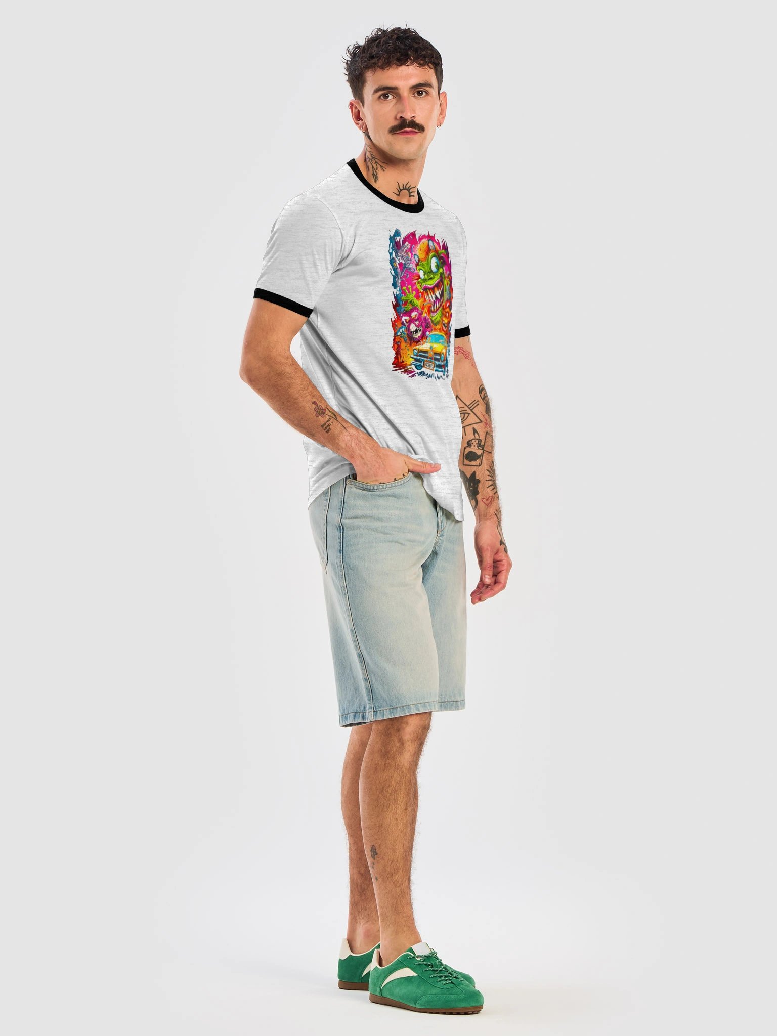 Radical Riders — Monster Machine Ringer Tee product image (34)