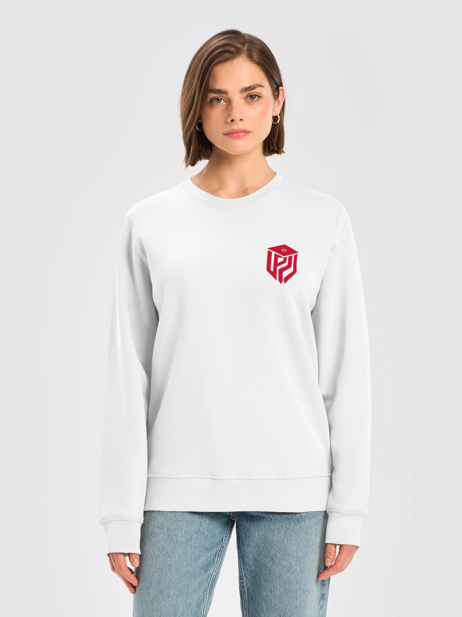PB&J Red Emblem Organic Sweatshirt product image (1)