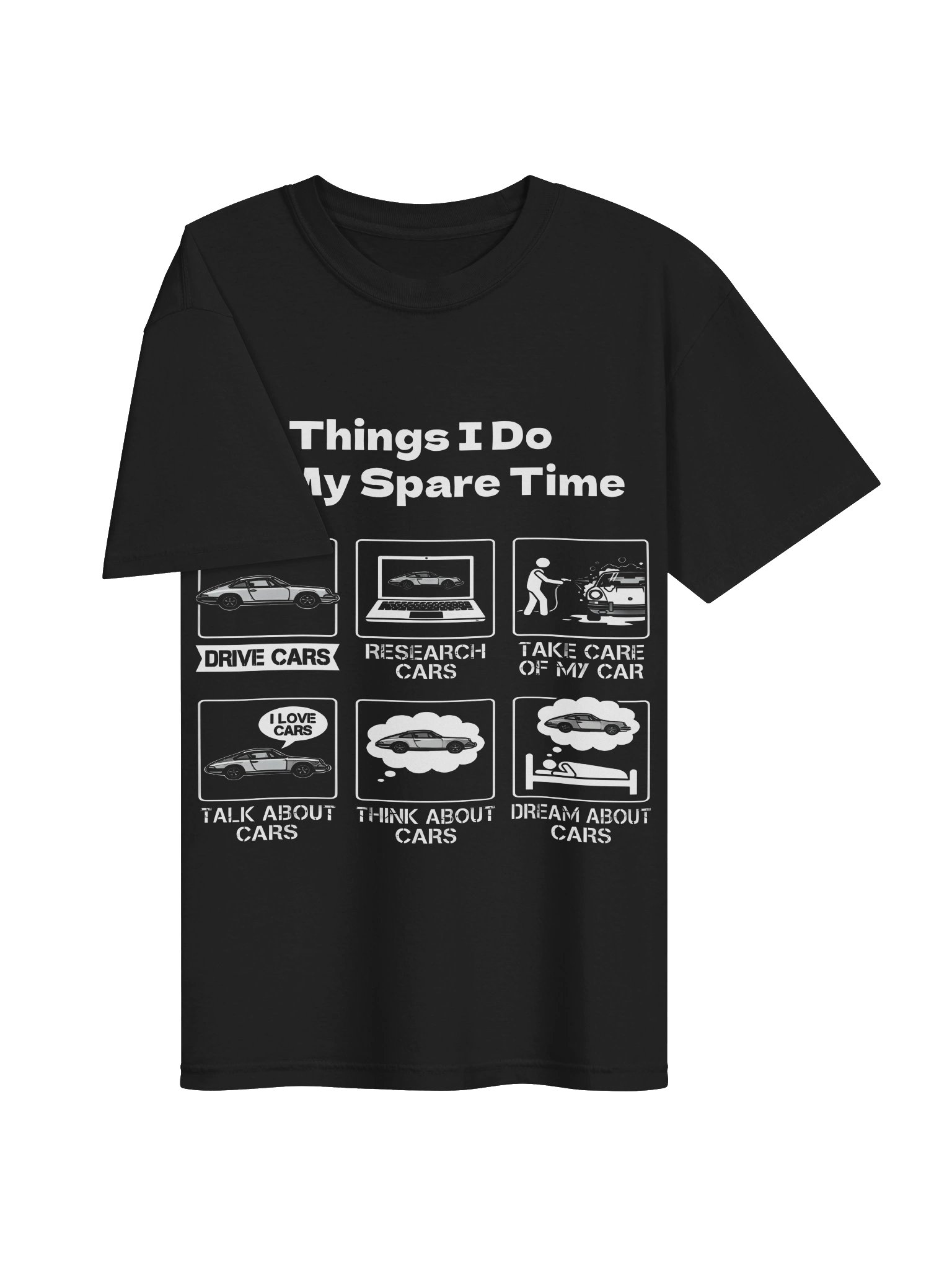 Things I Do In My Spare Time Car Lover Tee product image (11)