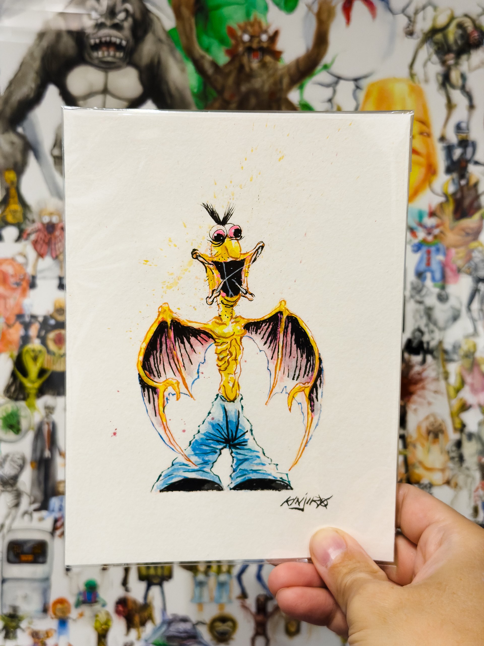 DJ SPIT! (Original Watercolor Painting) product image (2)