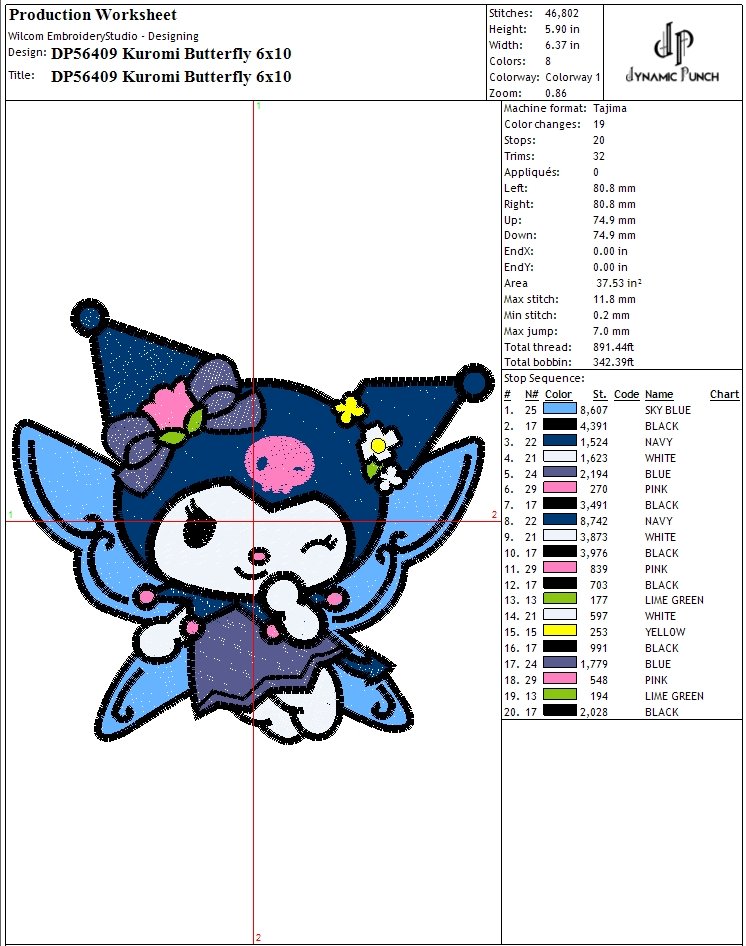 KUROMI BUTTERFLY product image (3)
