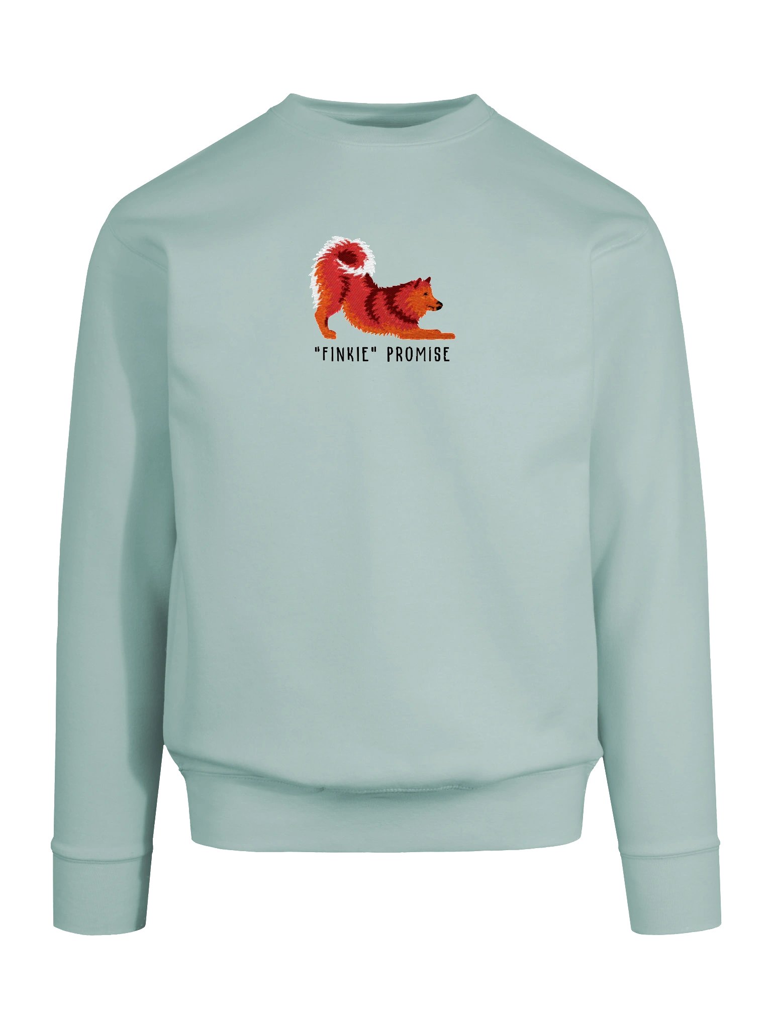Finkie Promise Sweatshirt (Embroidered) of a Finnish Spitz(Red) product image (51)
