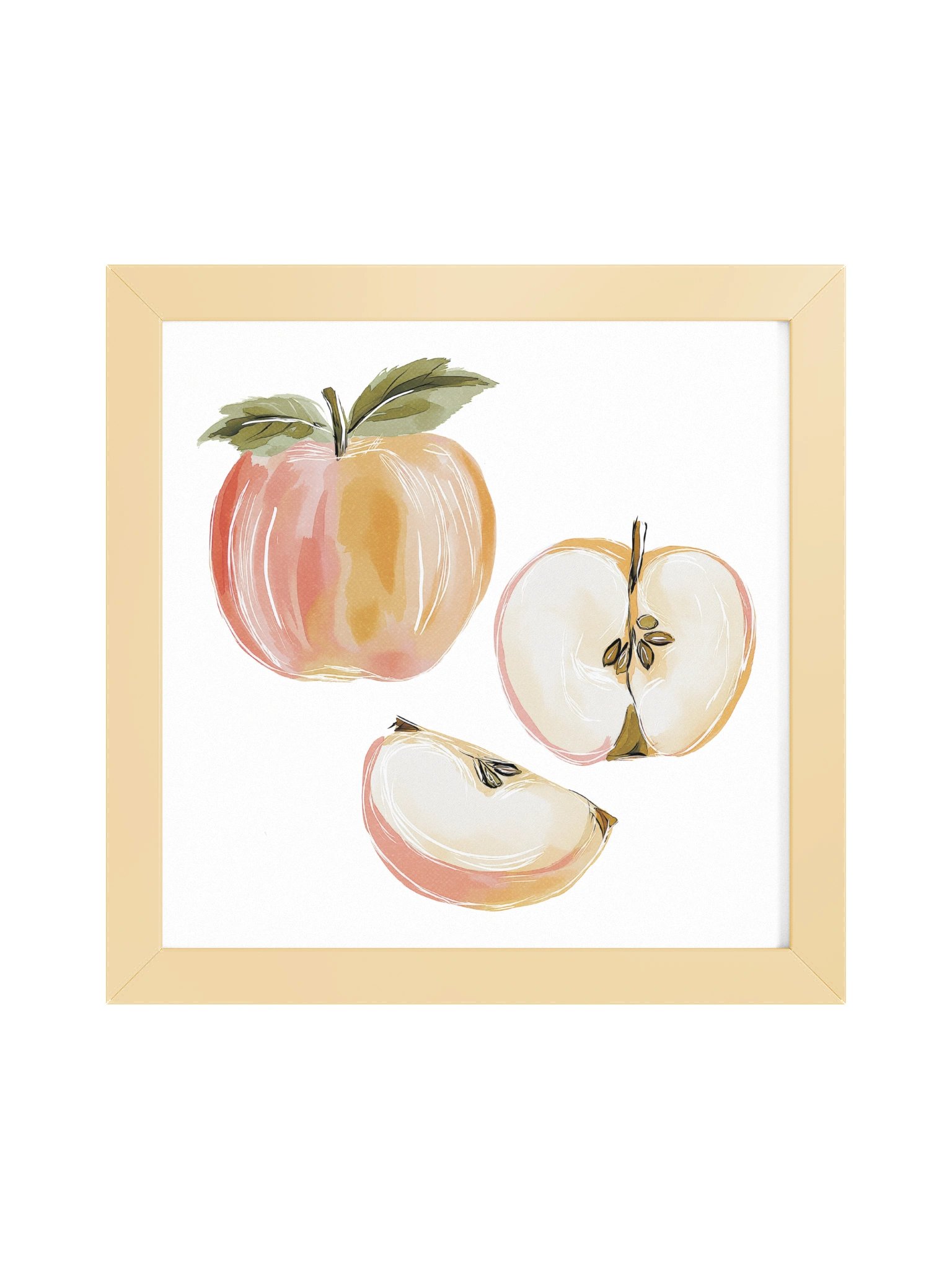 Quiet Harvest — The Shared Fruit Framed Art Print (10x10") product image (5)