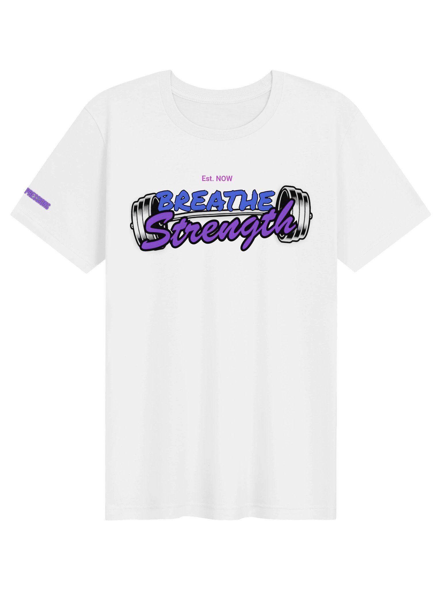 Breathe Strength Fitness Graphic Tee product image (91)