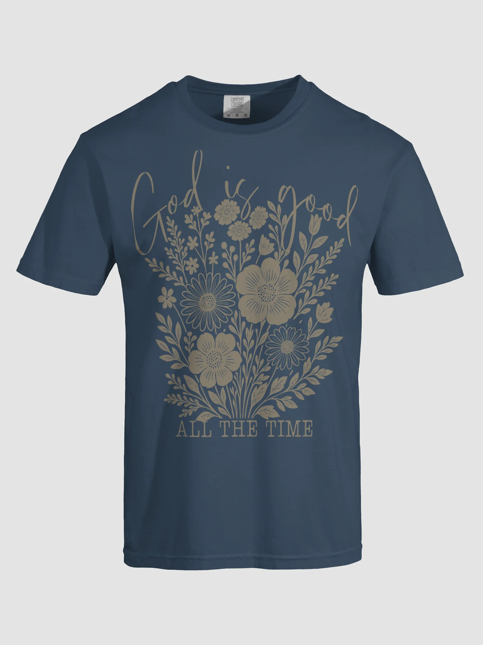 God is Good Floral T-Shirt product image (87)