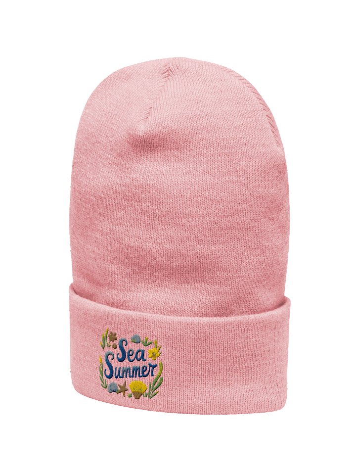 Sea Summer Yupoong Cuffed Beanie product image (12)