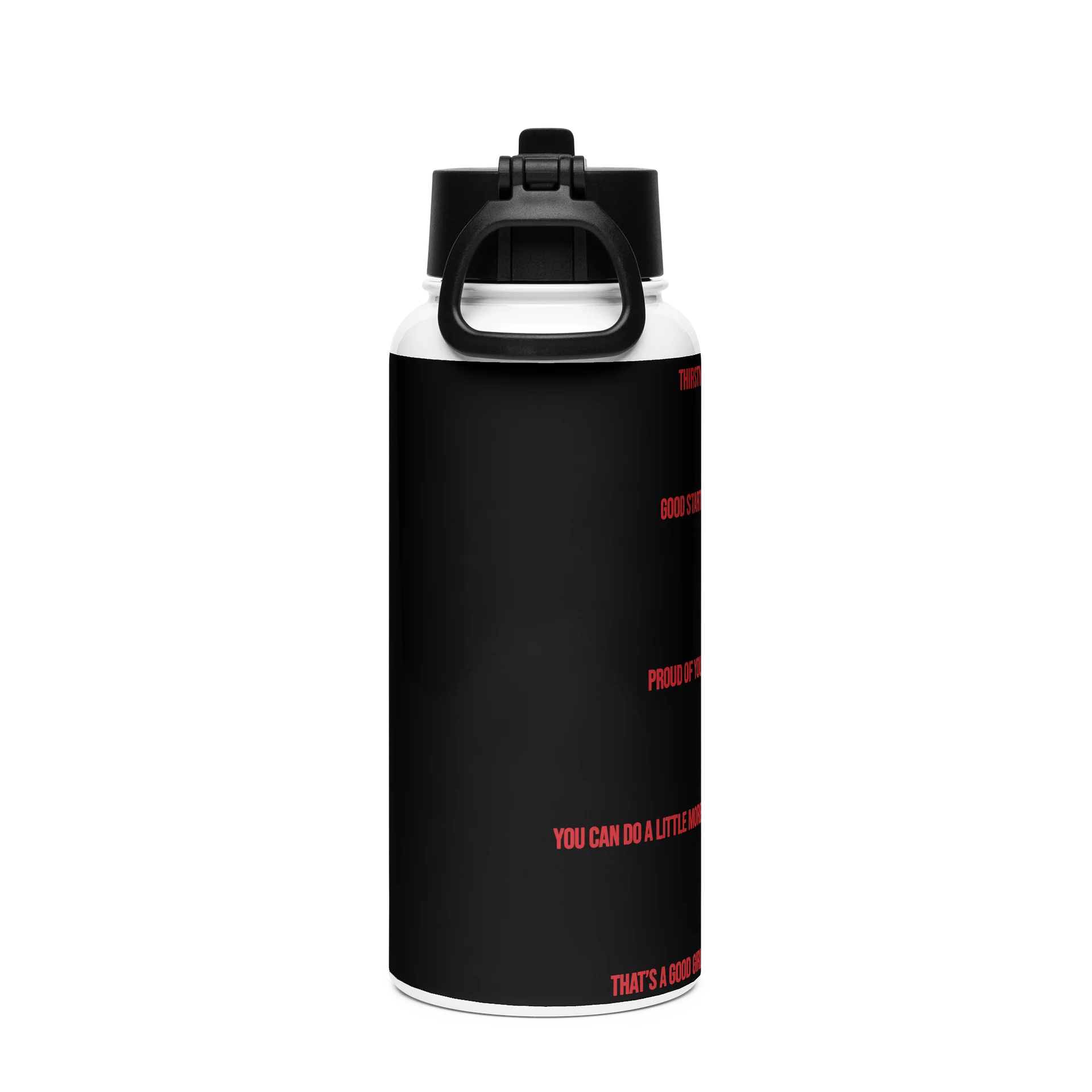 Plastic Hydration Bottle w/straw product image (2)