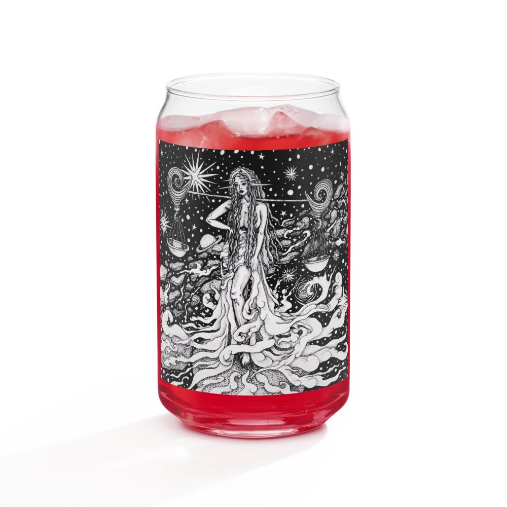 Libra Zodiac Can-Shaped Glass product image (9)