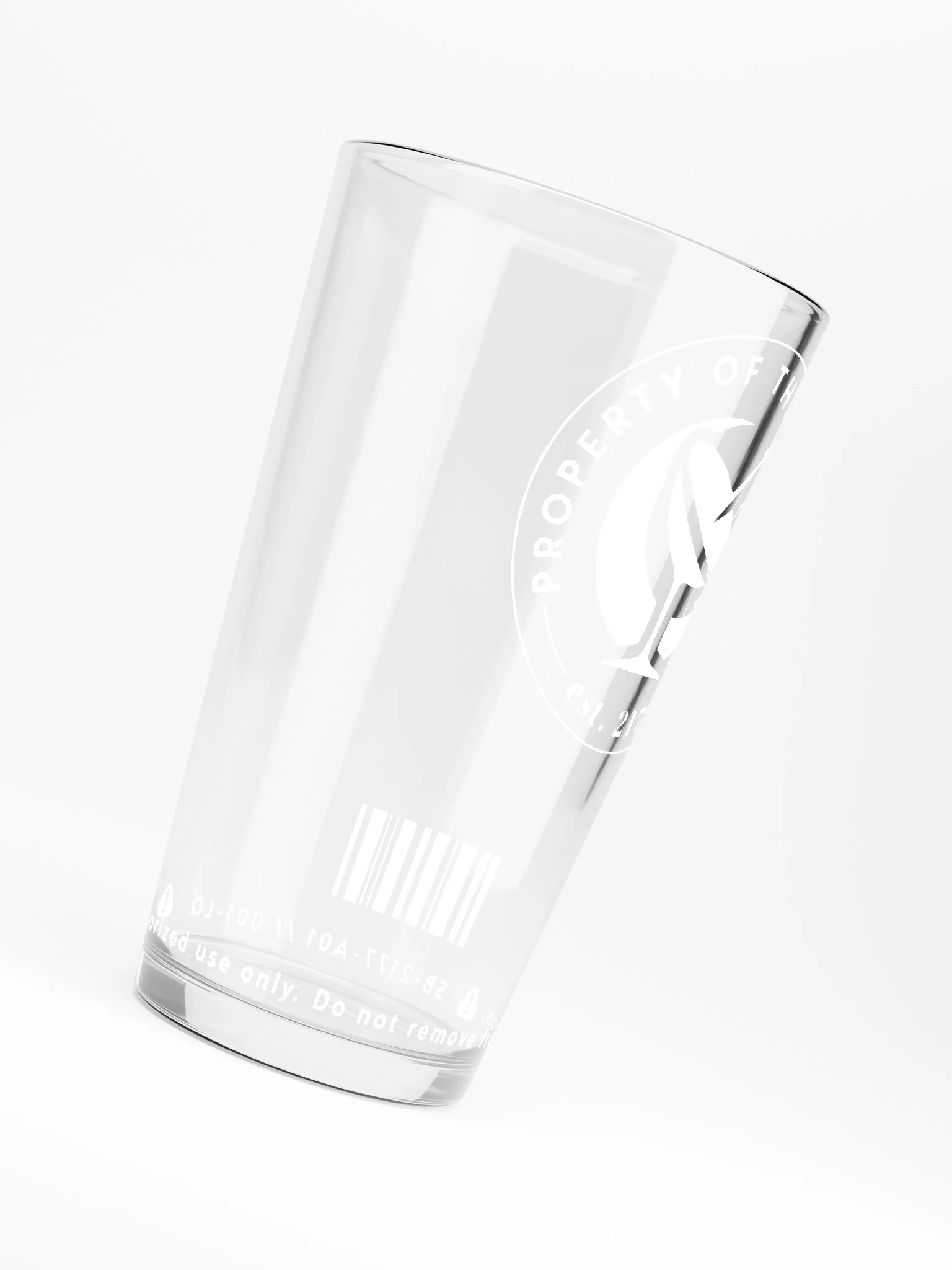 Standard-Issue Pint glass product image (7)