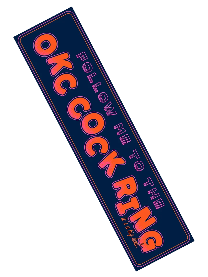Follow Me to the OKC Cock Ring product image (2)