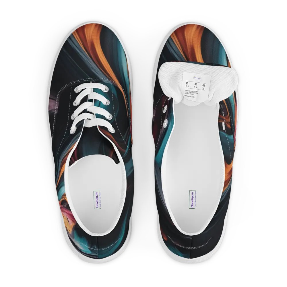 Fluid Motion Lace-Up Canvas Shoes product image (7)