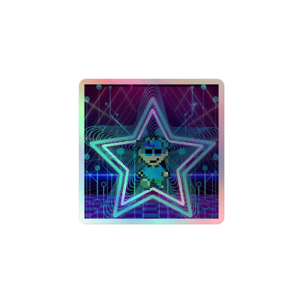 Circuit Star Sticker product image (1)