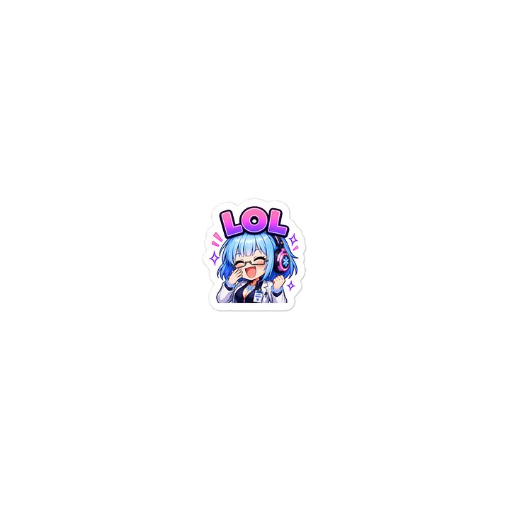 Lady Frost LOL Emote - Die Cut Sticker product image (2)
