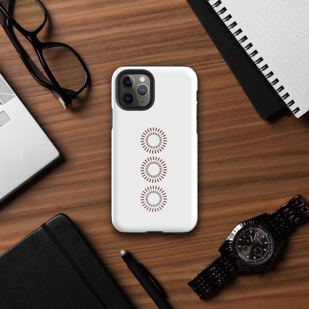 Red Circle Tough Case for iPhone® product image (58)