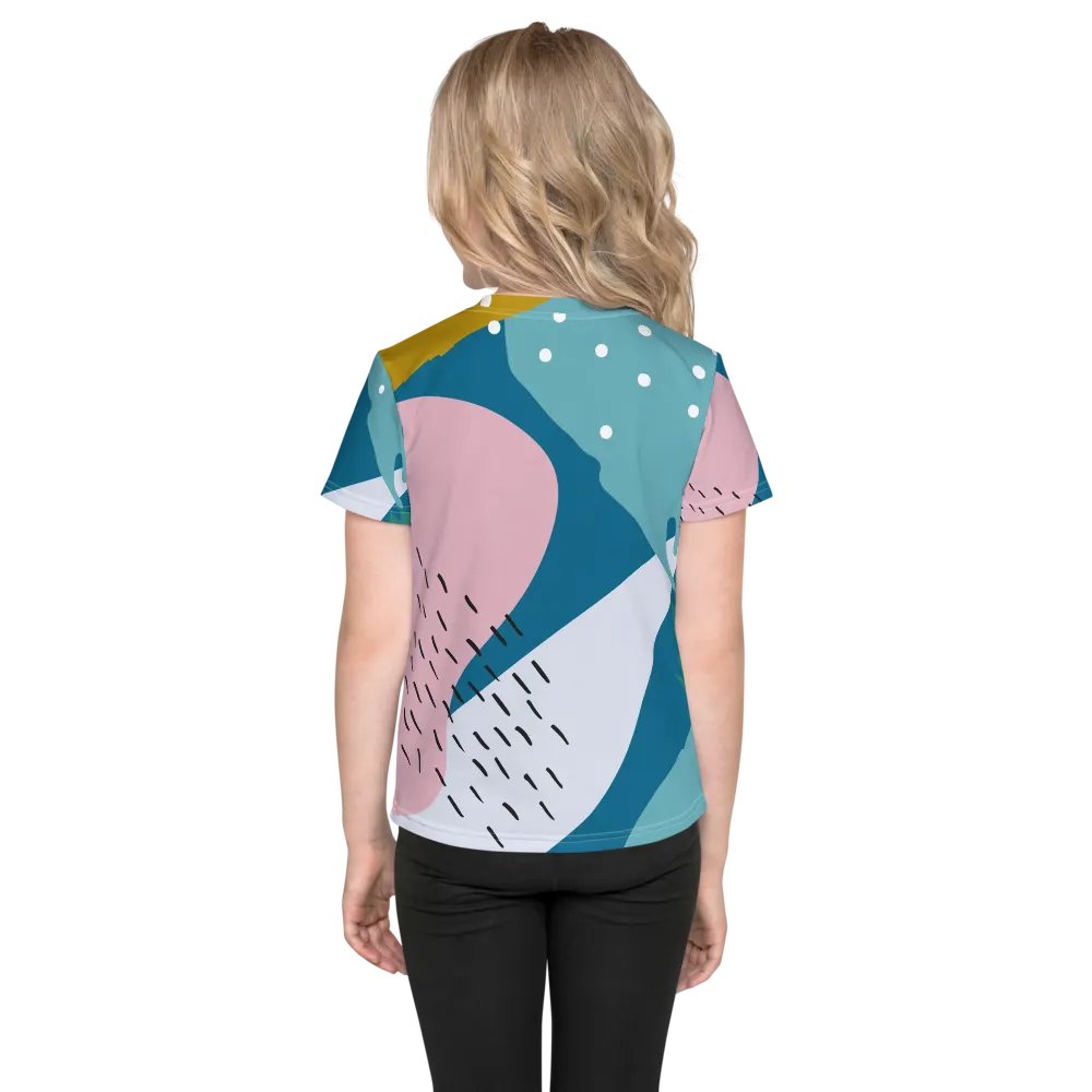 All-Over Print Kids Crew Neck T-Shirt product image (2)