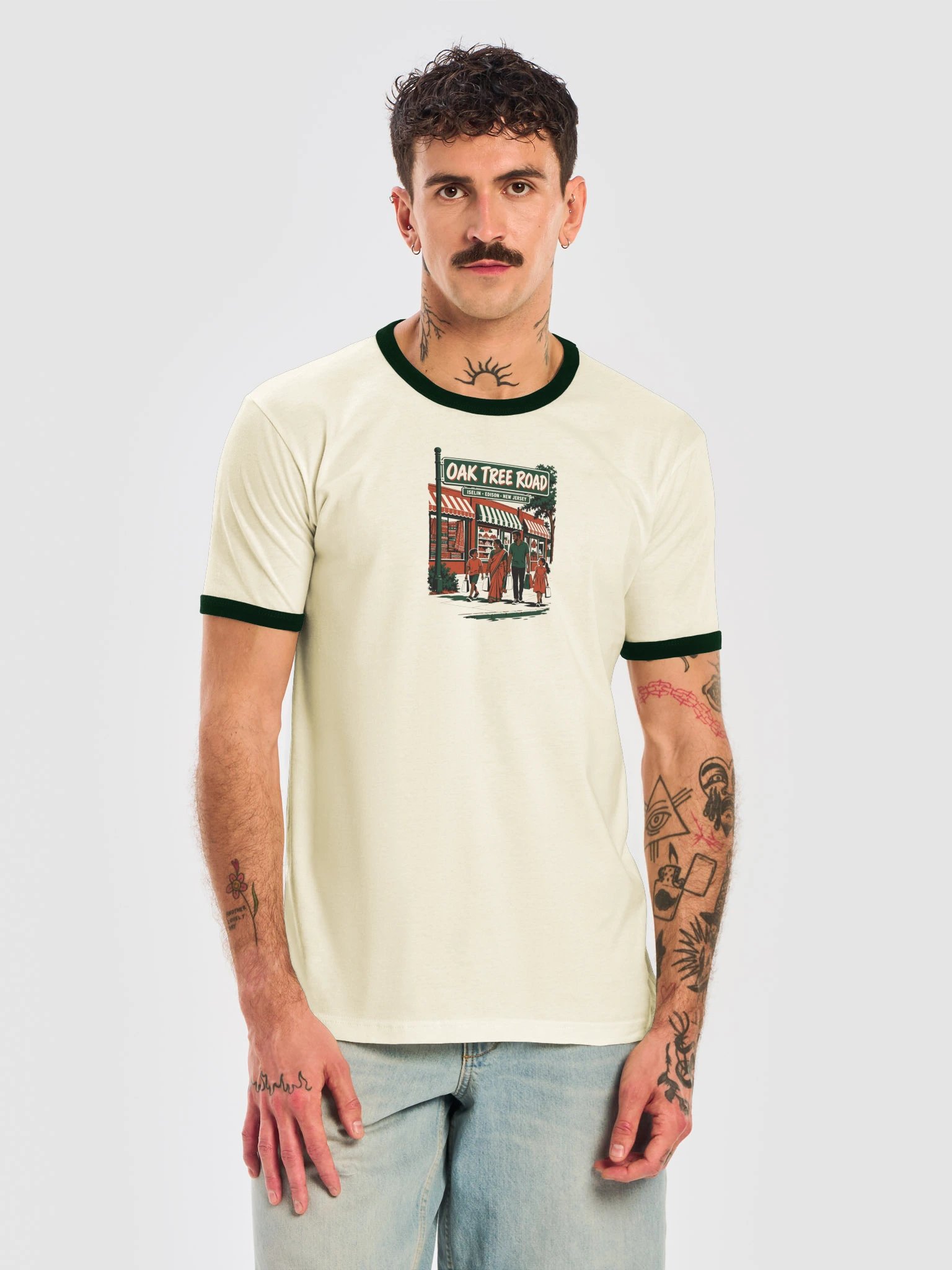 Oak Tree Road (Ringer Tee, Front) product image (5)