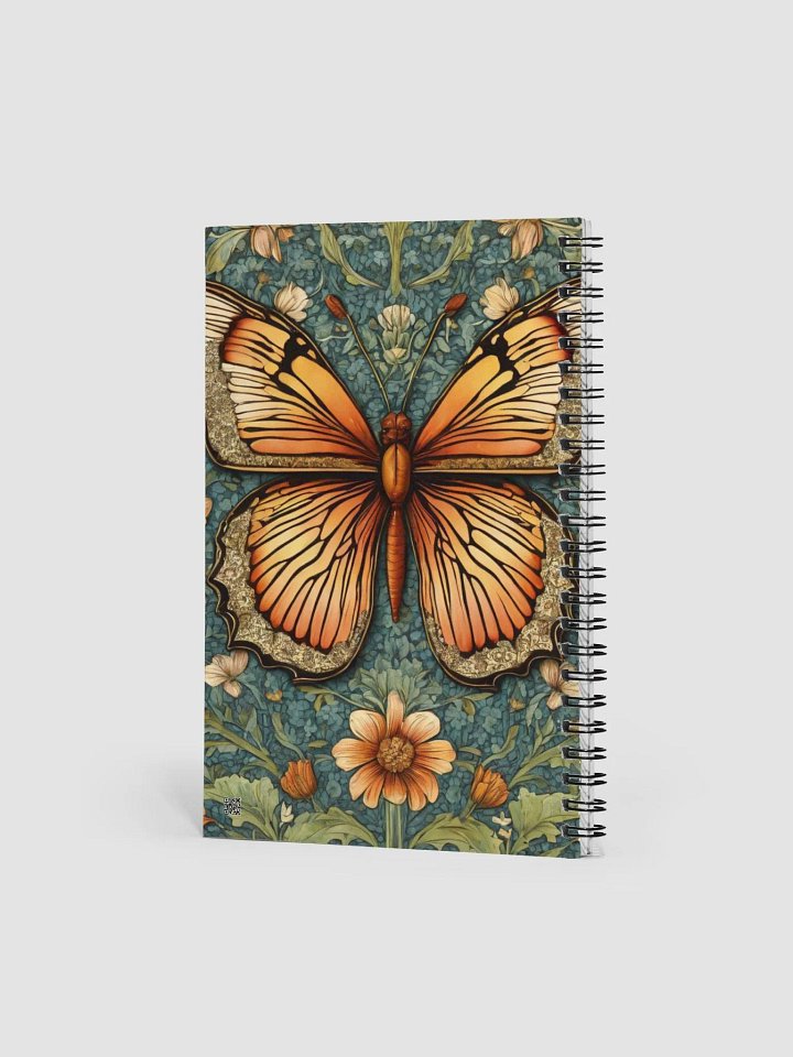 Spiral Notepad William Morris Inspired Butterfly Eight product image (2)