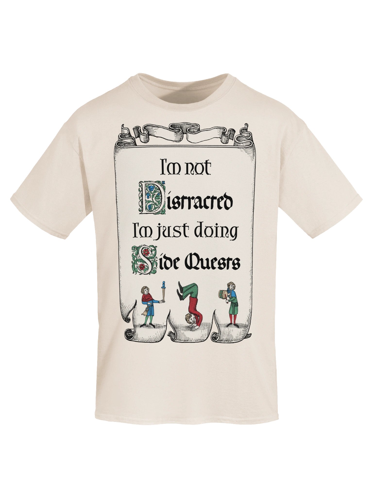 I'm Not Distracted, I'm Just Doing Side Quests - Medieval T-Shirt product image (75)