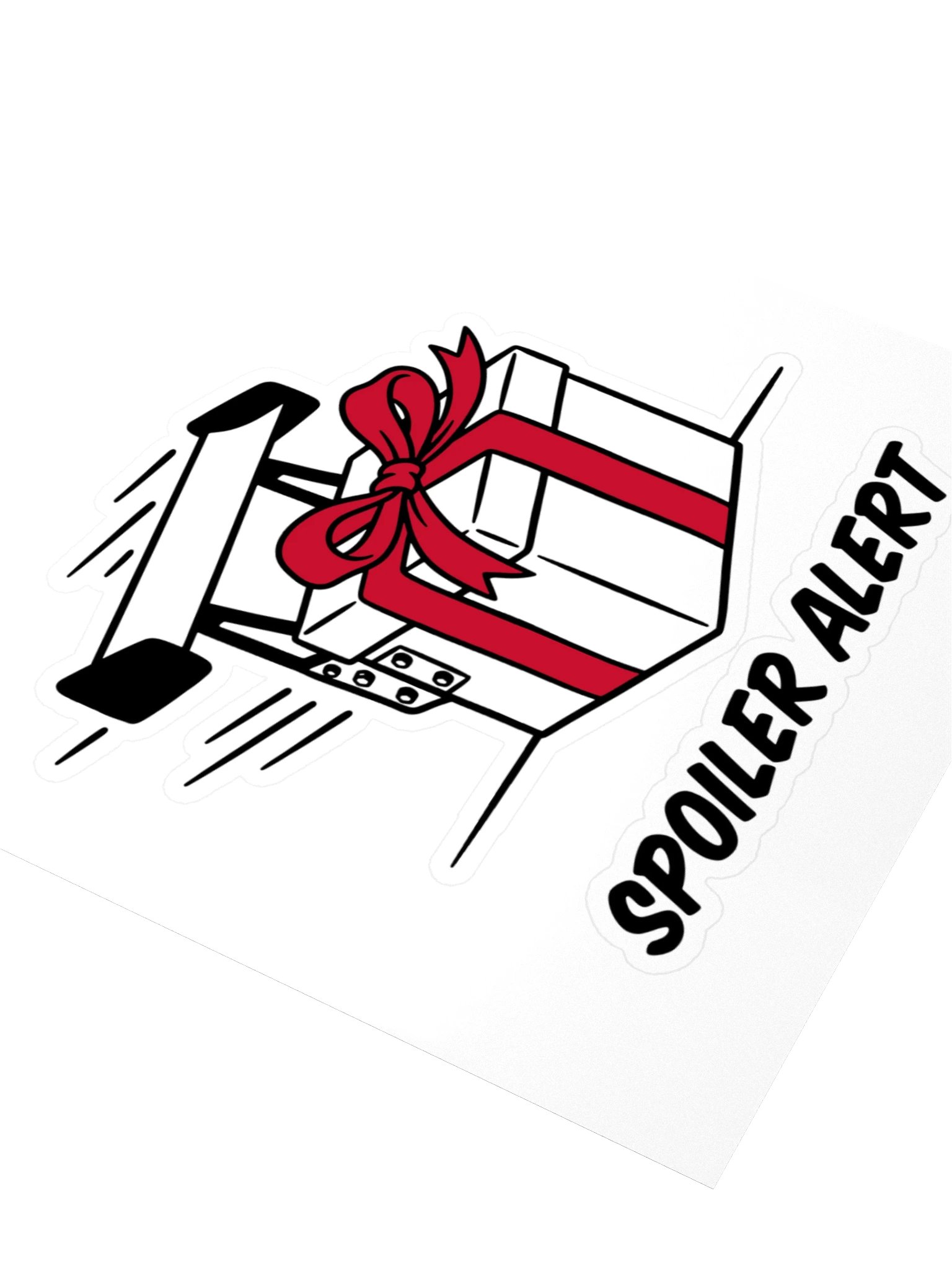 Spoiler Alert Present Sticker product image (3)