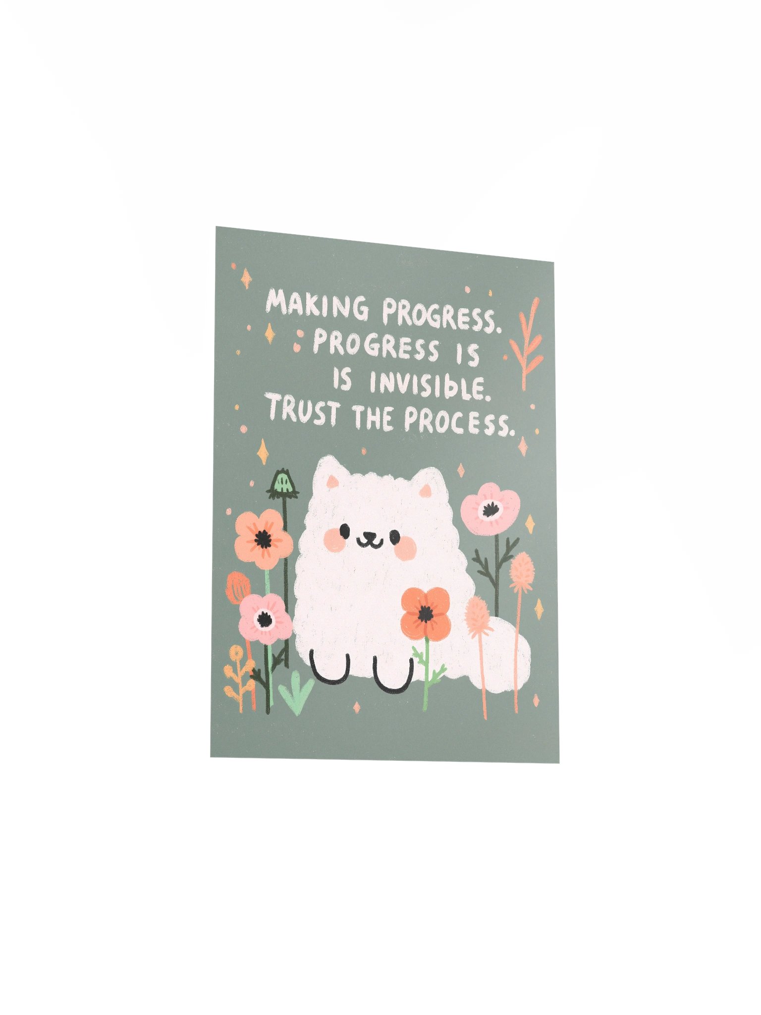 Trust the Process Cat Poster product image (19)
