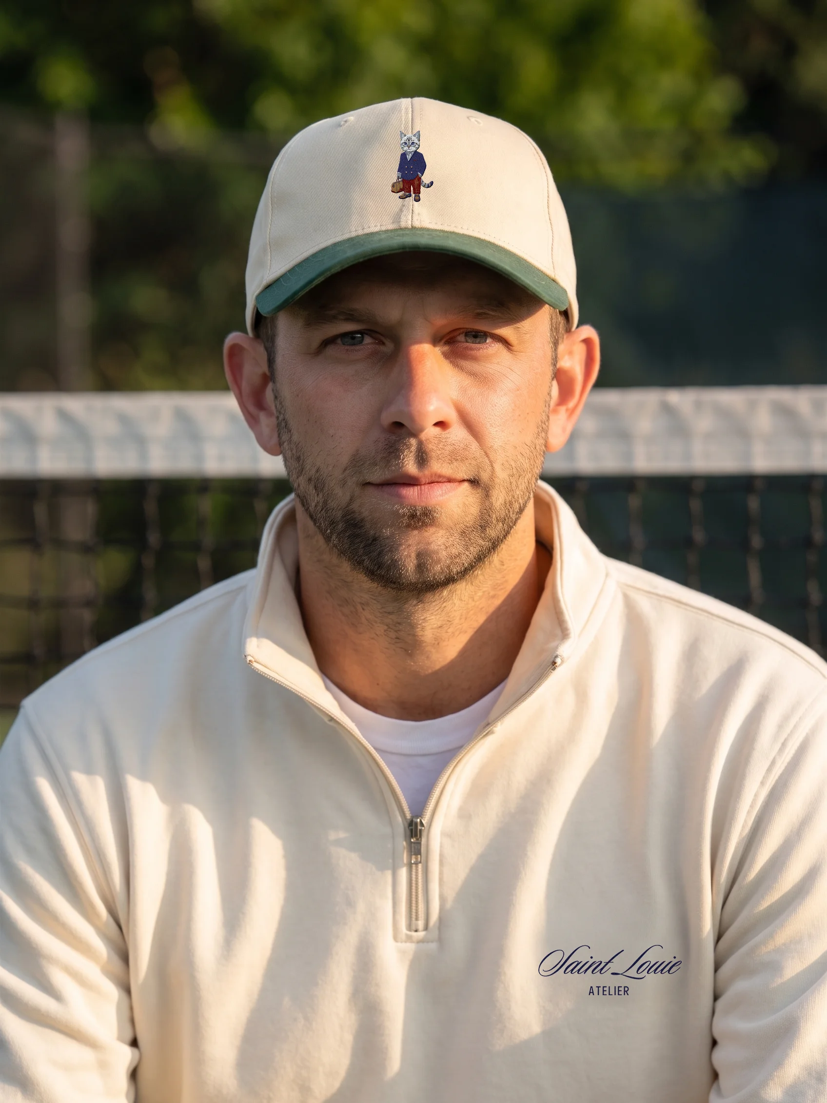 Quarter Zip Sweatshirt, Saint Louie Tennis product image (6)
