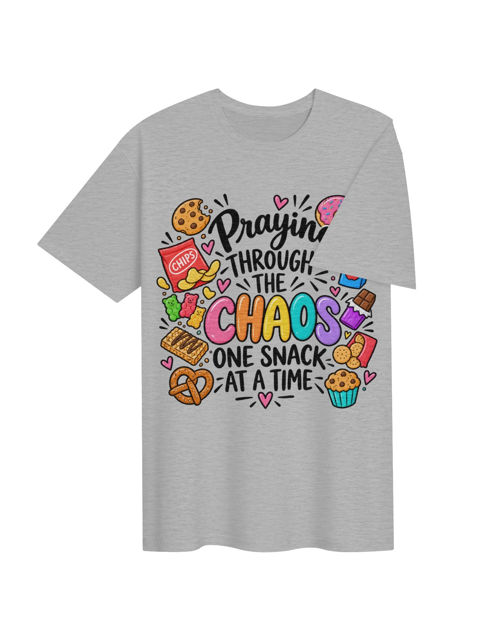 Praying Through the Chaos Tee | 1 Thessalonians 5:17 product image (134)