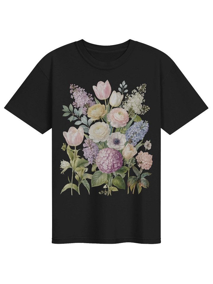 Flower Bouquet Shirt, Floral Shirt for Women, Comfort Colors Unisex T-Shirt, Spring Garden Graphic Tee product image (16)