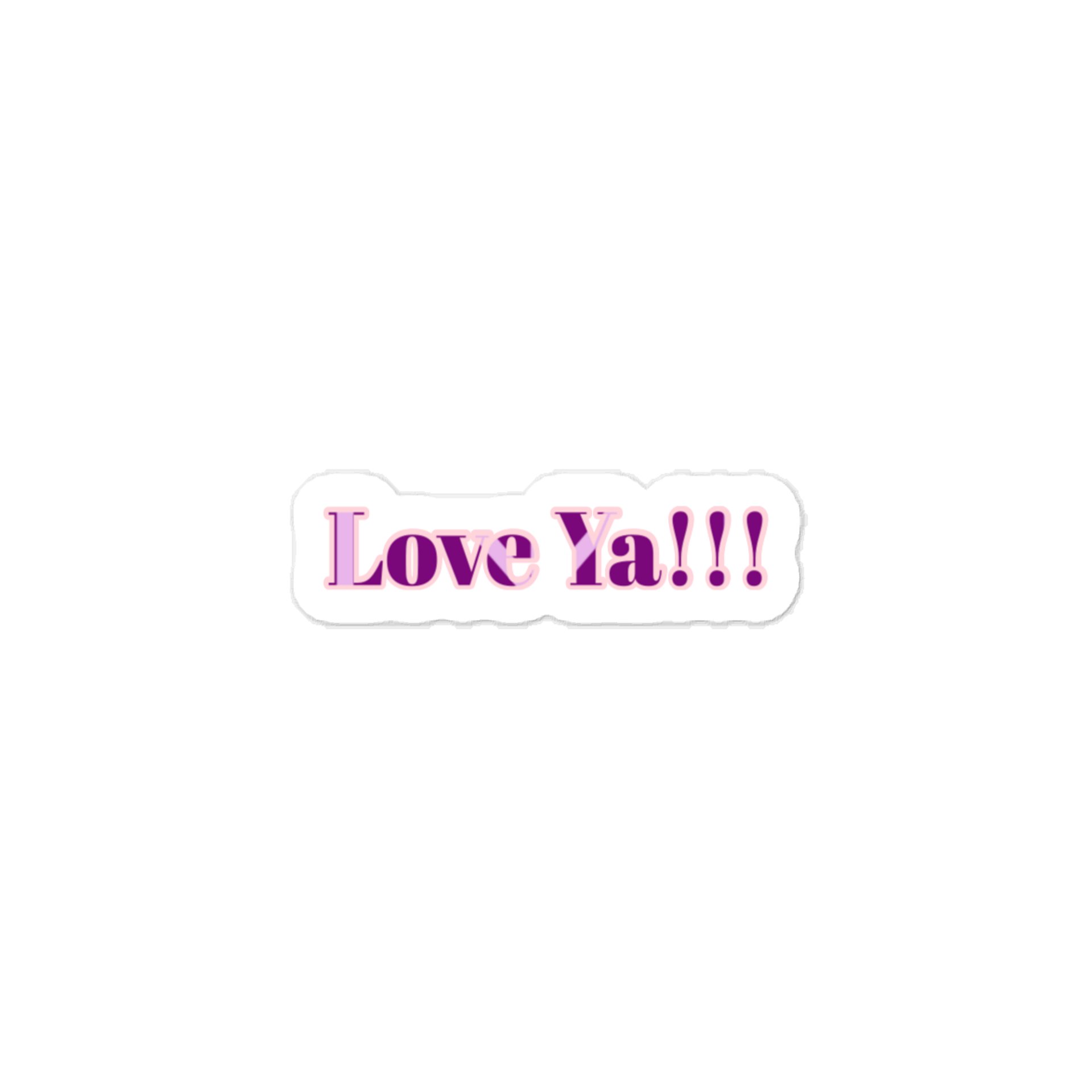 Love Ya! Valentine’s Day Sticker. product image (1)