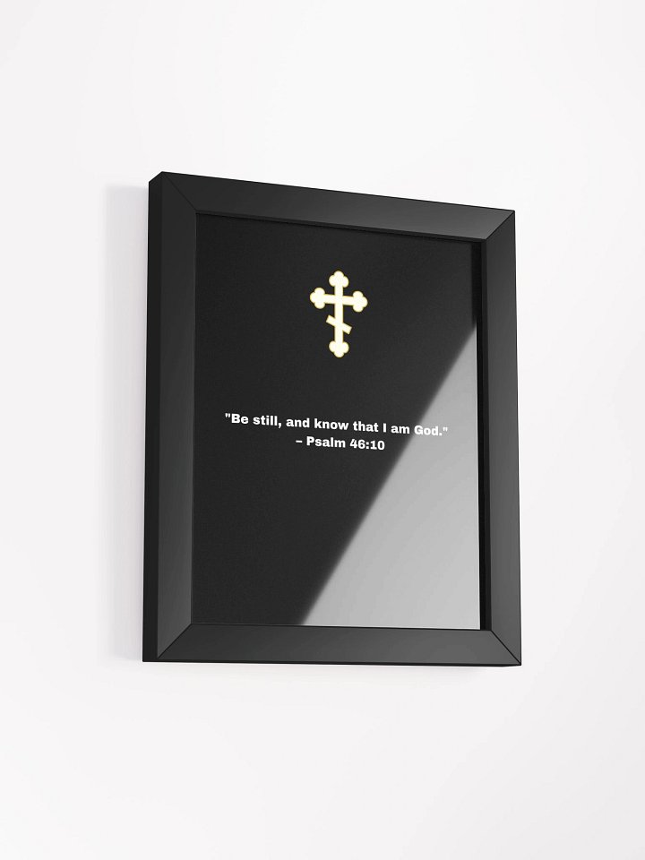 PSALM 46:10 FRAMED POSTER product image (9)