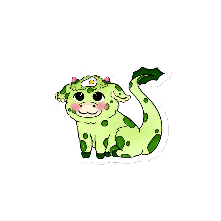 "Happy Green Bud" Magnet product image (2)