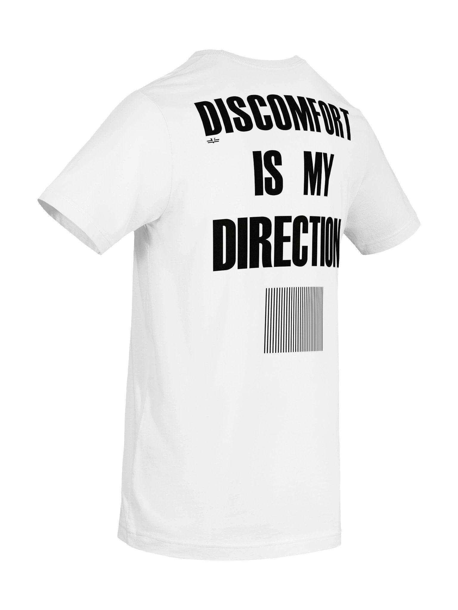 "DISCOMFORT IS MY DIRECTION" Signature Unisex Tee product image (8)