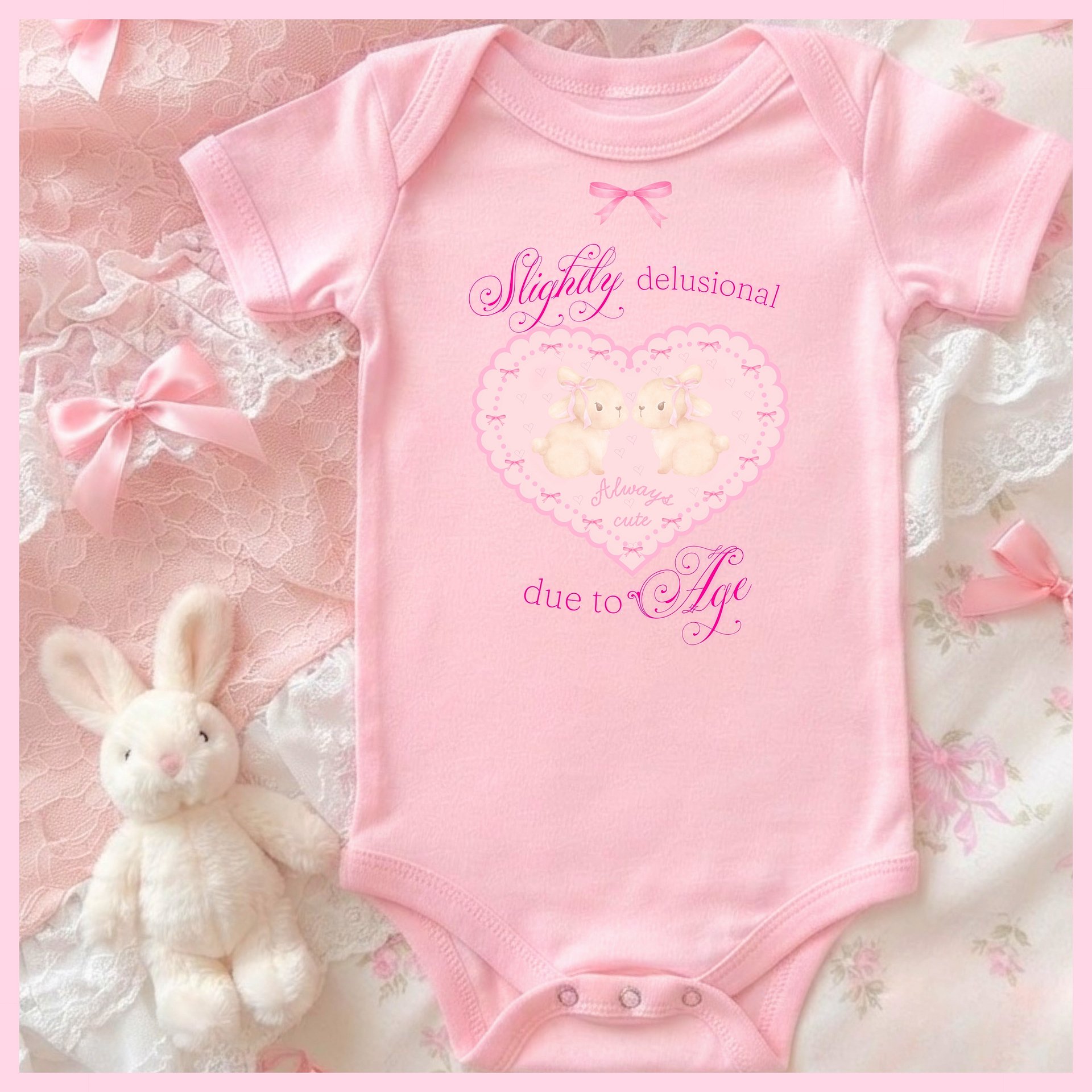 Slightly delusional due to Age Onesie product image (1)