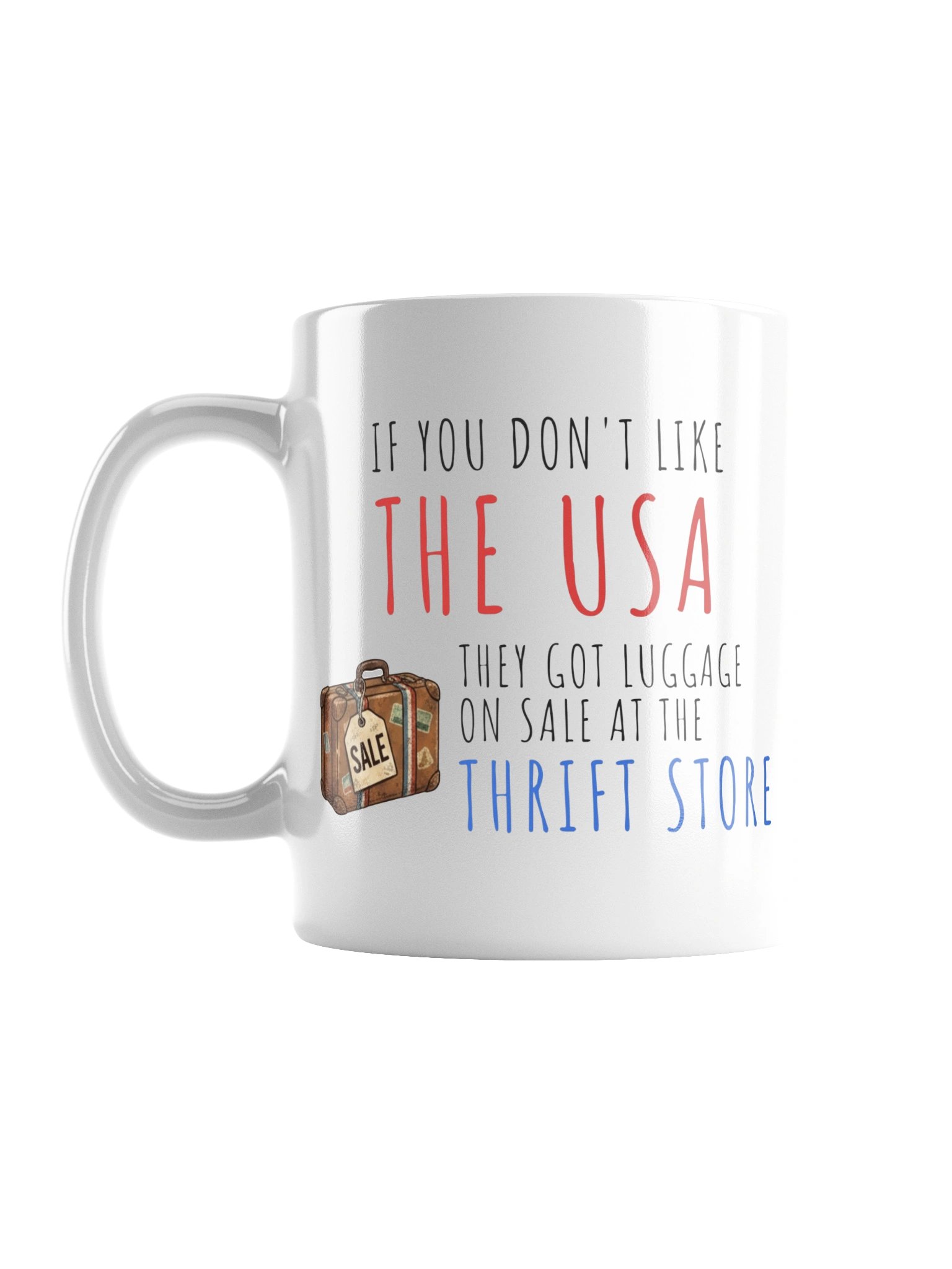 The Luggage Mug - White product image (1)