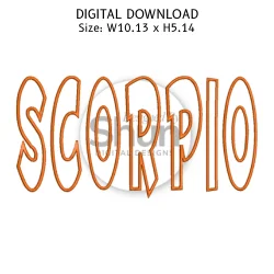 Zodiac Applique Bundle | Embroidery Design product image (11)