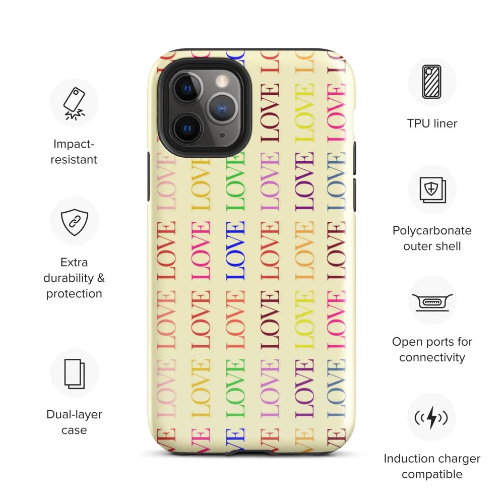 Love Grid Tough Case for iPhone® product image (28)