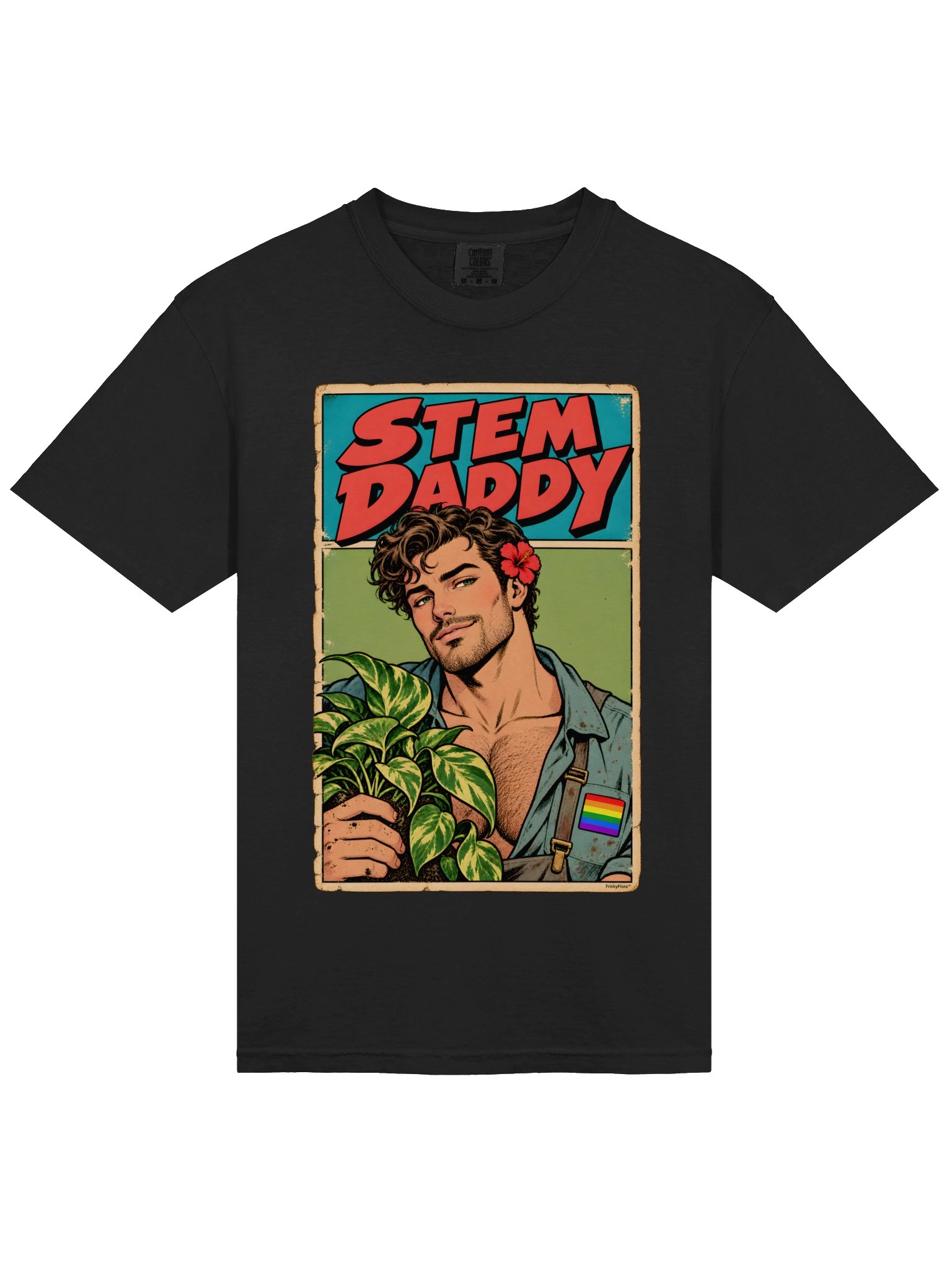 STEM Daddy Retro Pride Plant Tee product image (8)