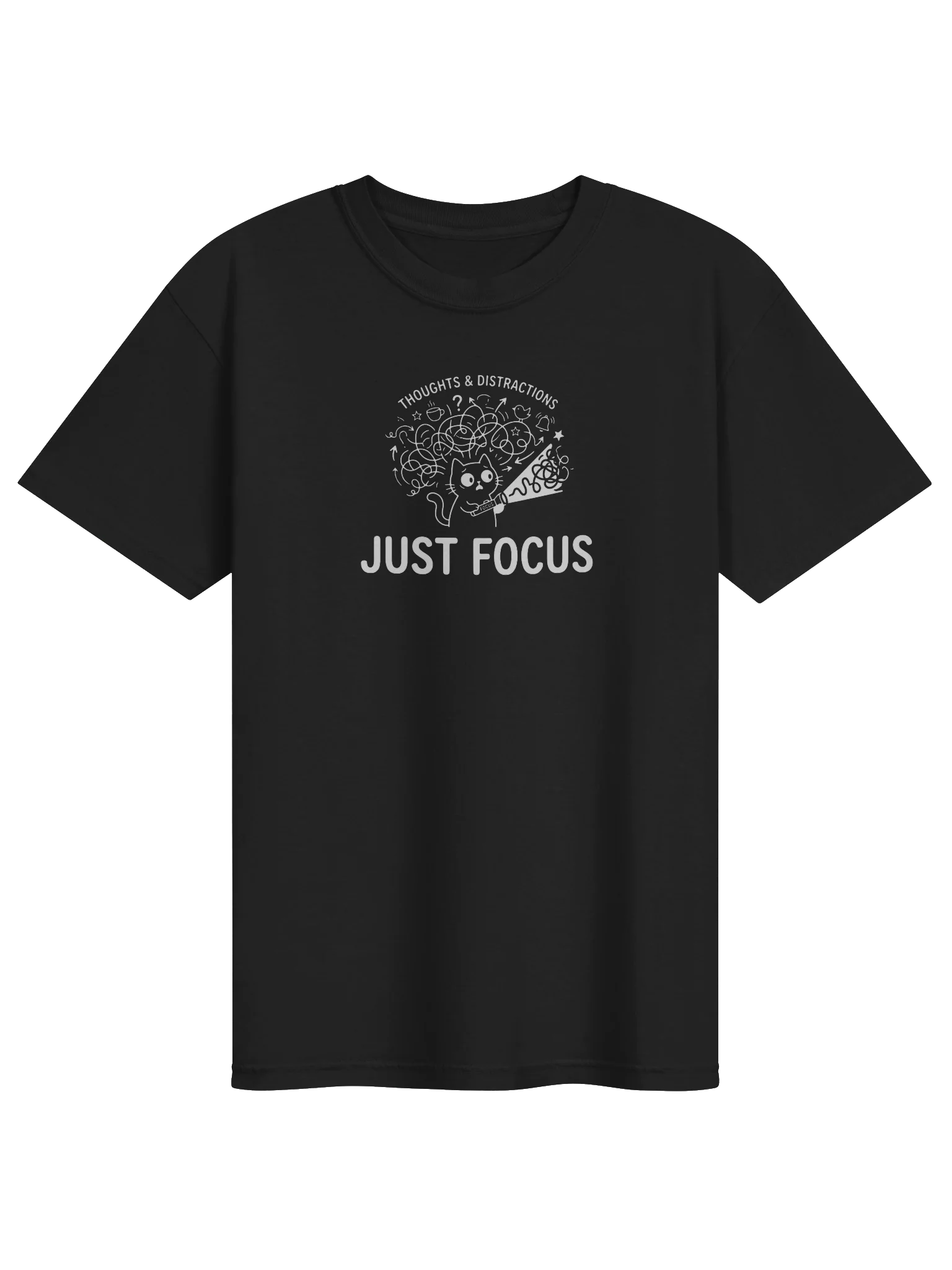 Just Focus Shirt – Deep Work Gift for Remote Workers product image (1)
