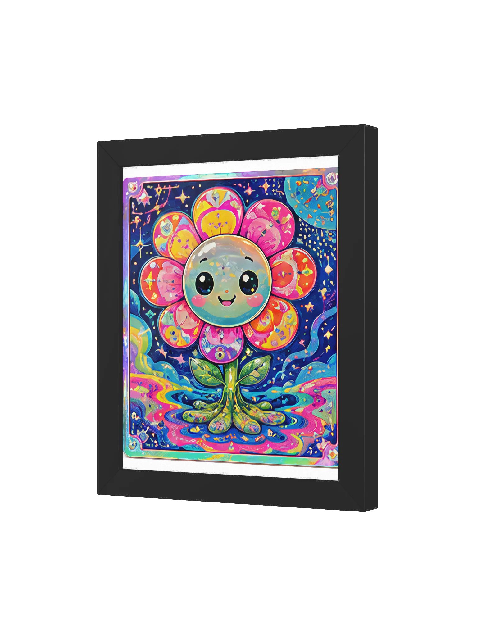 Cosmic Flower Framed Poster product image (55)