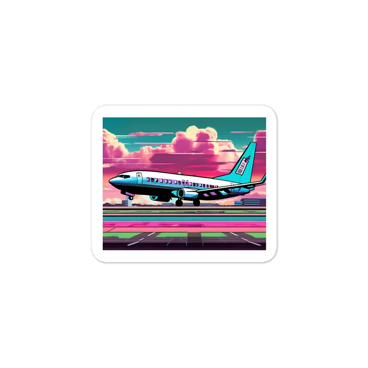 Retro Airliner Sticker product image (2)